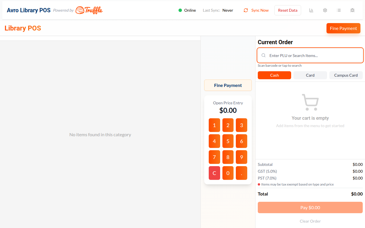 Library Pos Database Library POS System - Fine Collection & Payment Processing | Truffle ...